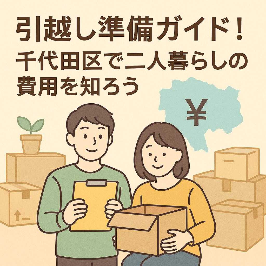 引越し準備ガイド！千代田区で二人暮らしの費用を知ろう